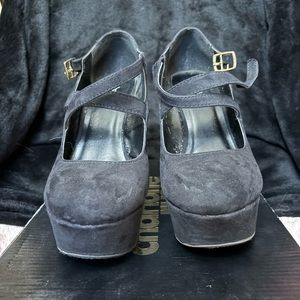 Wedge platform heels